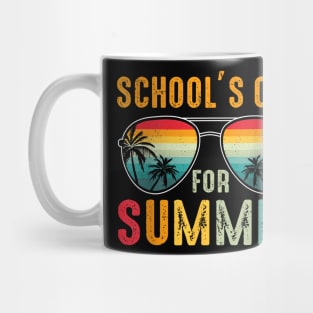 Last Day Of School Retro Schools Out For Summer Teacher Boys T-Shirt Mug